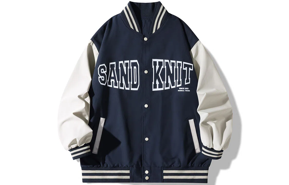 SandKnit Varsity Jacket