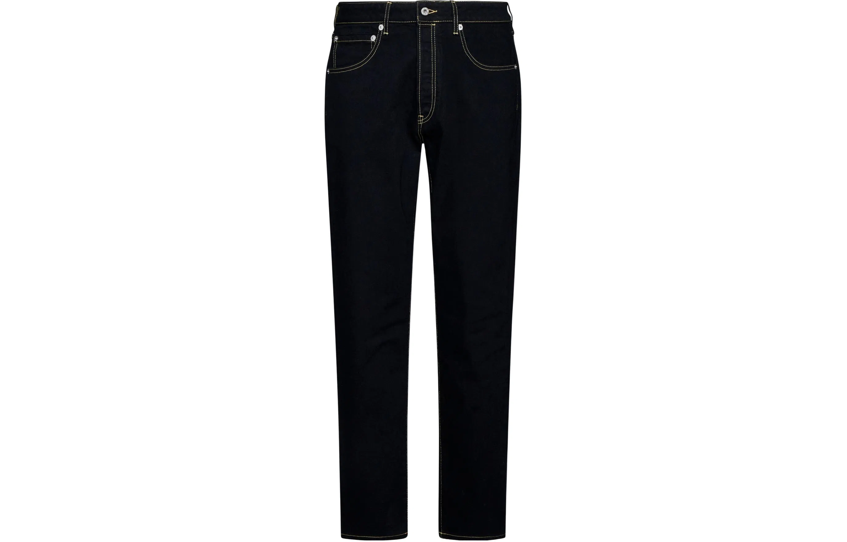 KENZO SS24 Logo Print Jeans Black