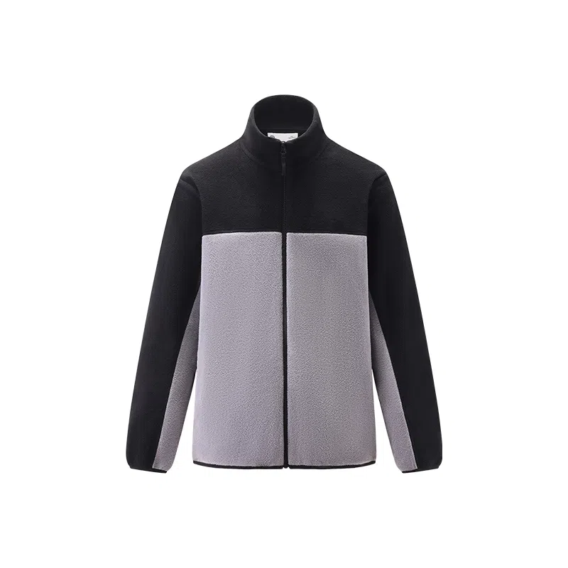 网易严选 百搭立领复合摇粒绒抗静电防风夹克长短绒羊羔绒厚绒绒感外套 男款