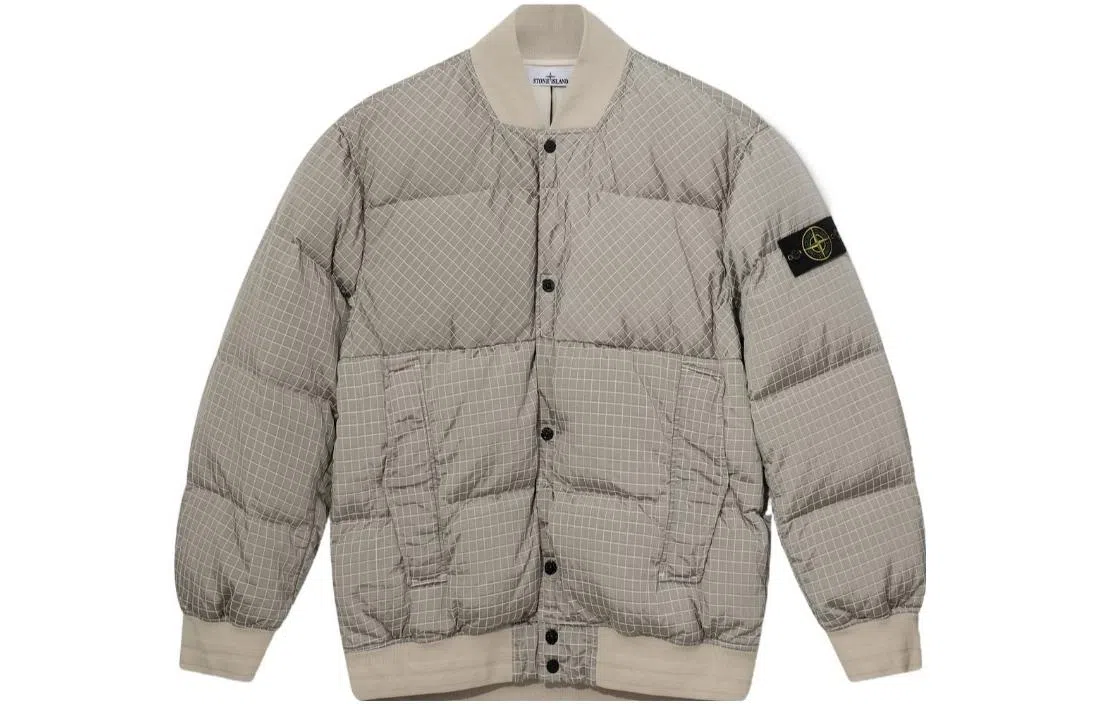 Stone Island FW23 Nylon Down Jacket Grey