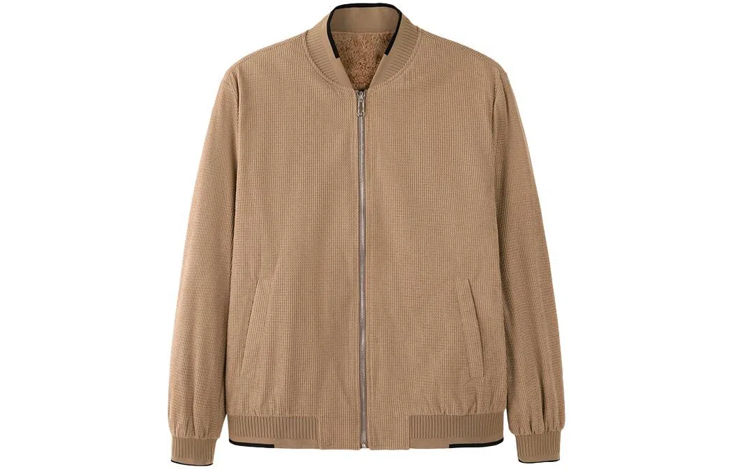 才子 时尚撞色棒球领休闲夹克 男款