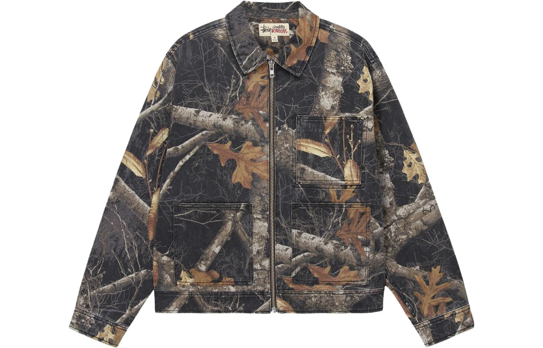 Stussy FW23 Zip Work Jacket Realtree Edge