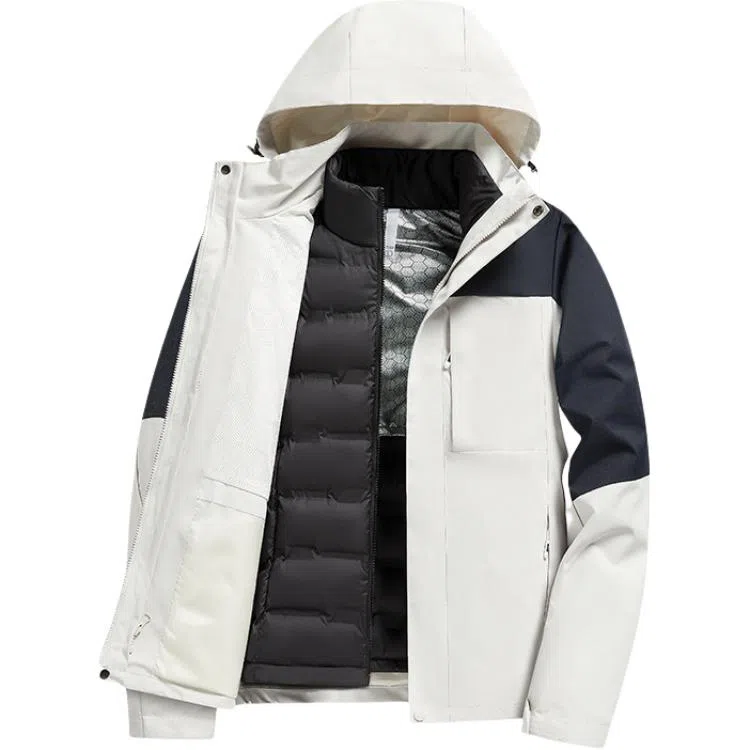 雅鹿优选  舒适保暖时尚舒适百搭  防水防风透气冲锋衣 男款