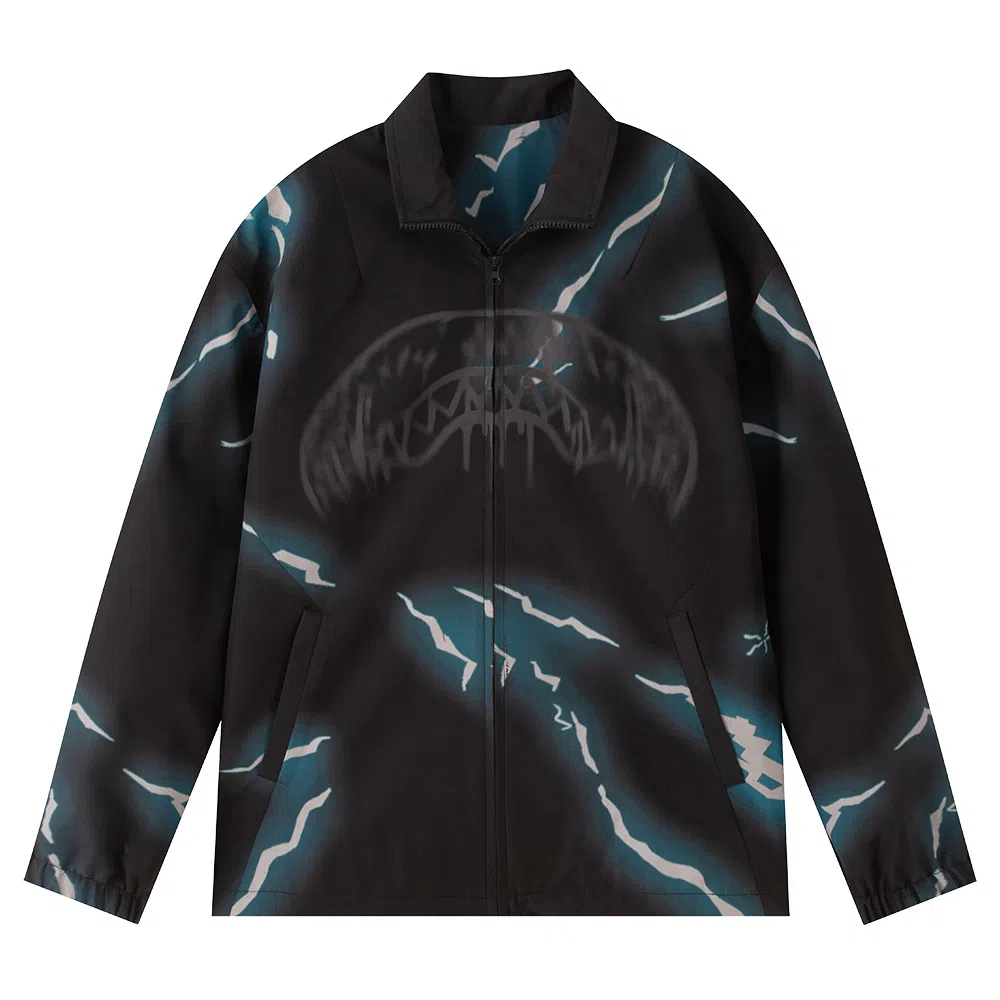 SPRAYGROUND Logo Shark Mouth Lightning Jacket