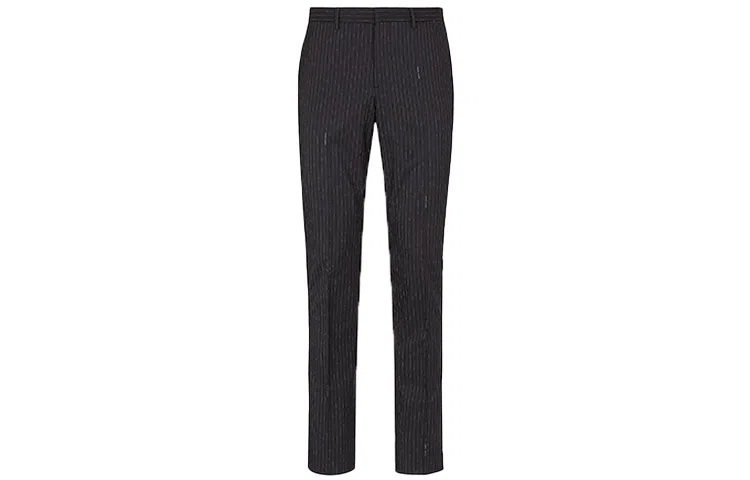 Fendi FW21 Black Pinstripe Trousers