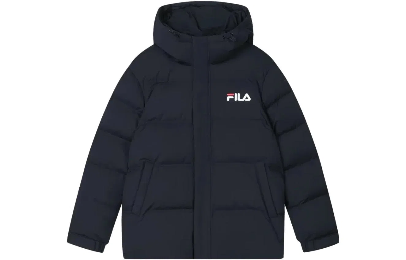 FILA Logo Print Down Jacket