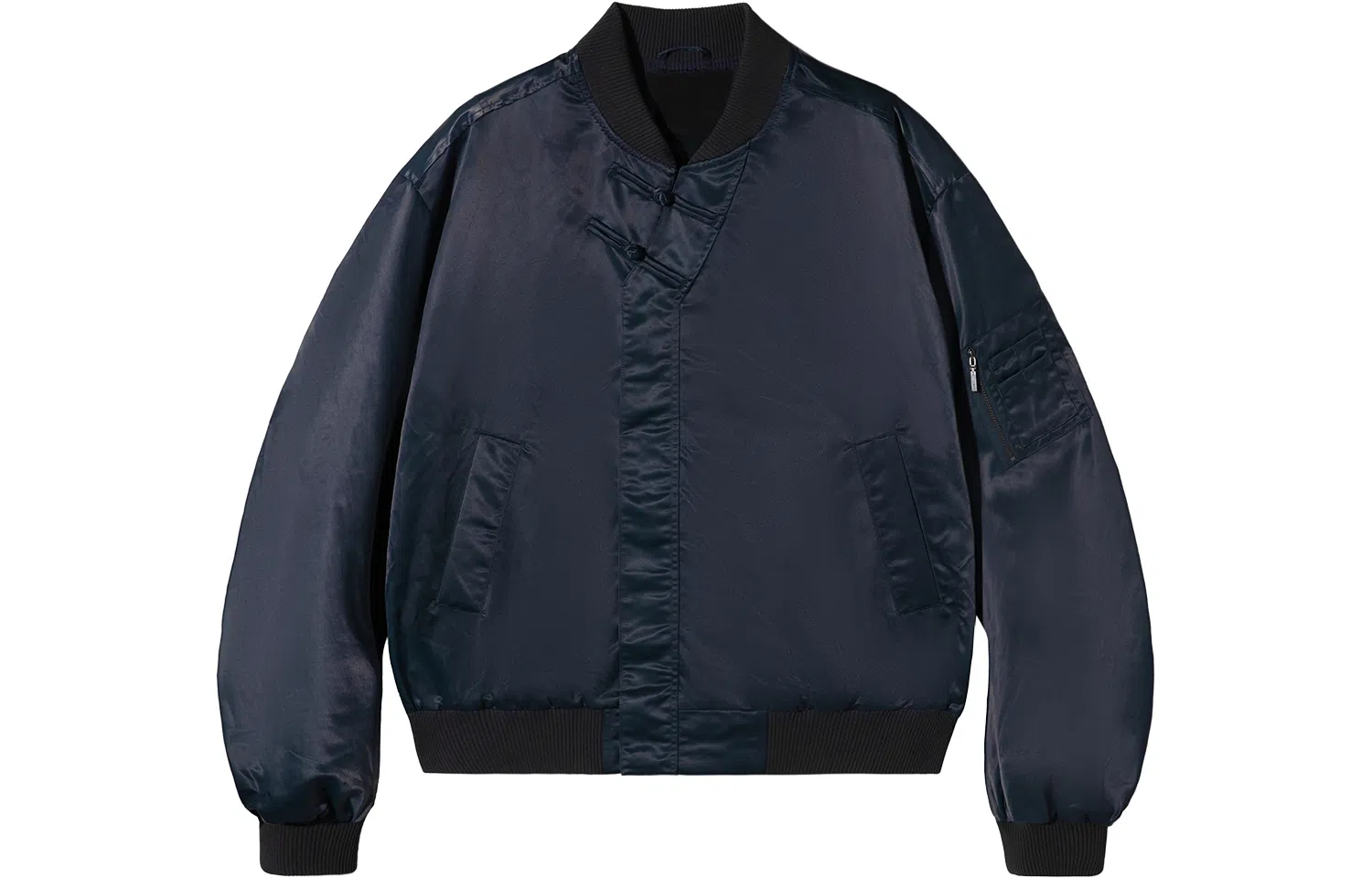 PSO Brand Nylon Bomber Jacket