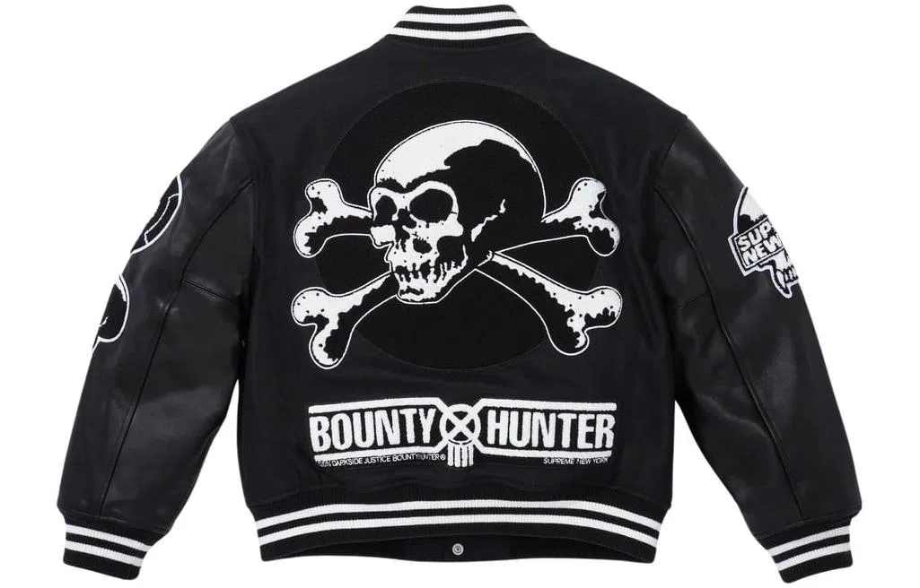 Supreme x BOUNTY HUNTER Varsity Jacket