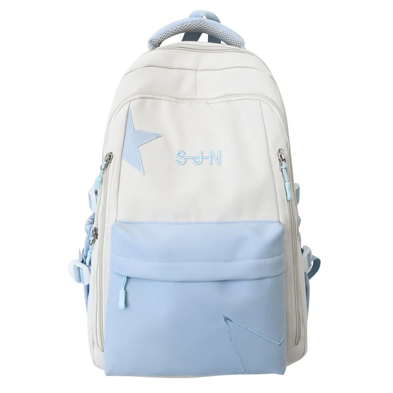 醇龙 日系大容量书包森系高中大学生初中生校园百搭小清新 尼龙 双肩包 男女同款情侣款 多色