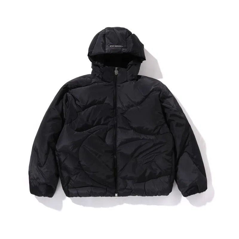 A BATHING APE FW24 Camo Detachable Hood Down Jacket