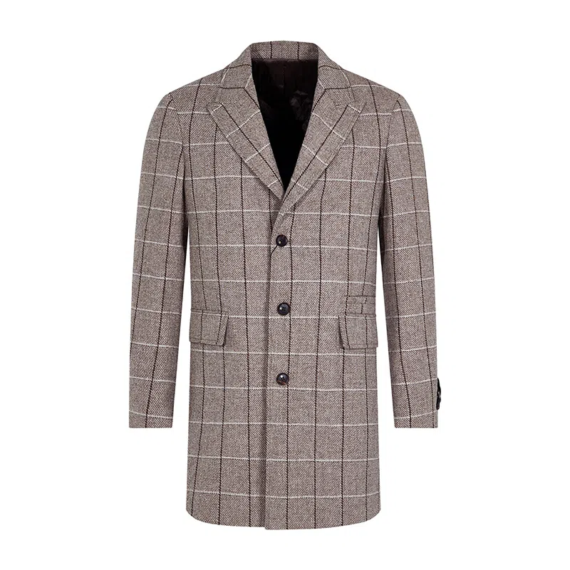 LIU·JO UOMO Plaid Coat Camel