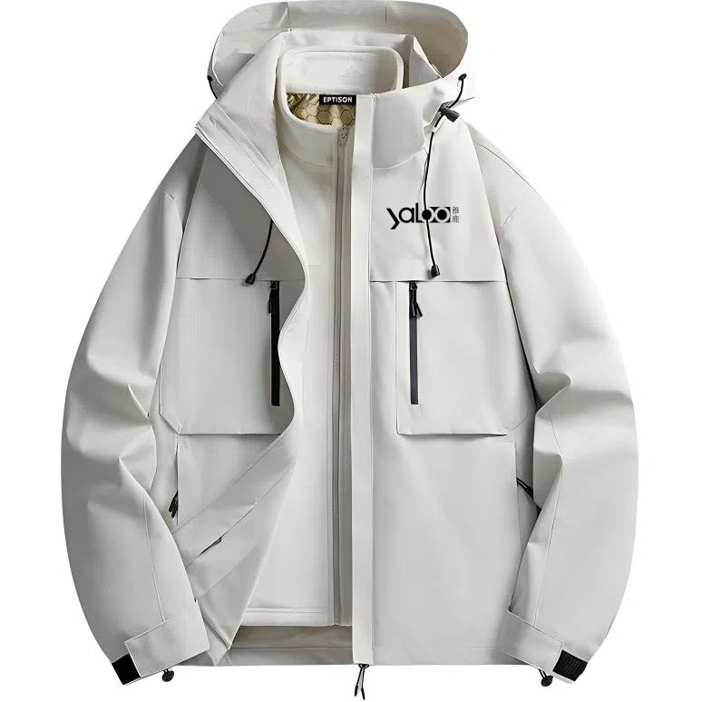 雅鹿优选  轻盈防刮休闲长袖  防水防风透气耐磨冲锋衣 男女同款