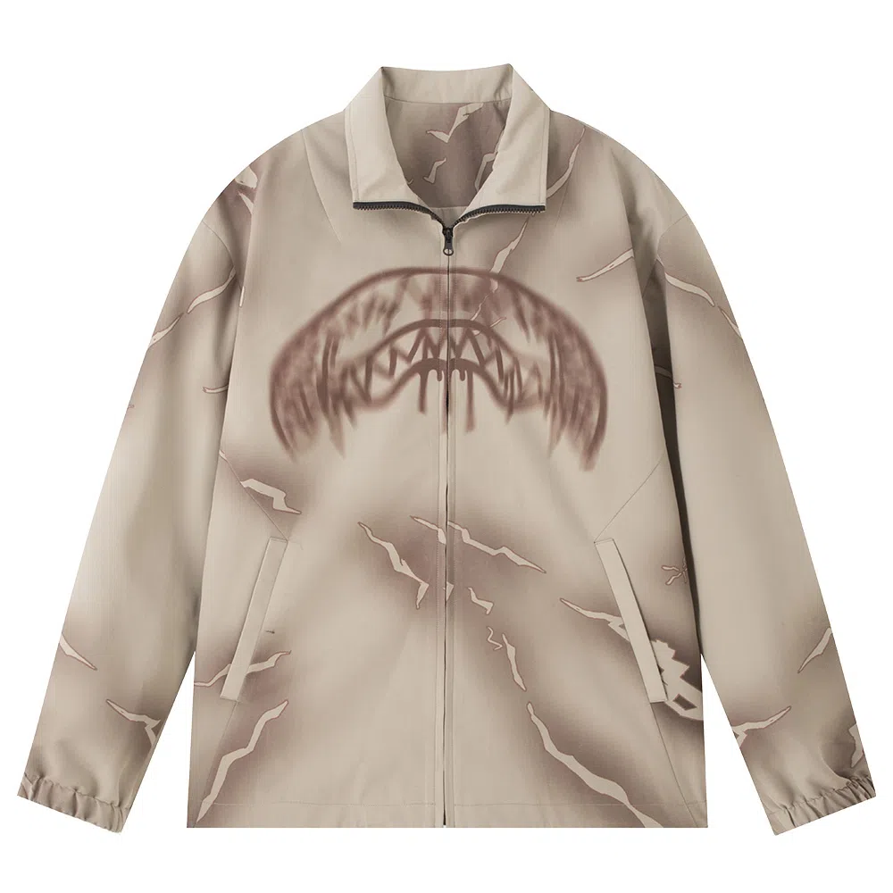 SPRAYGROUND Logo Shark Mouth Lightning Jacket
