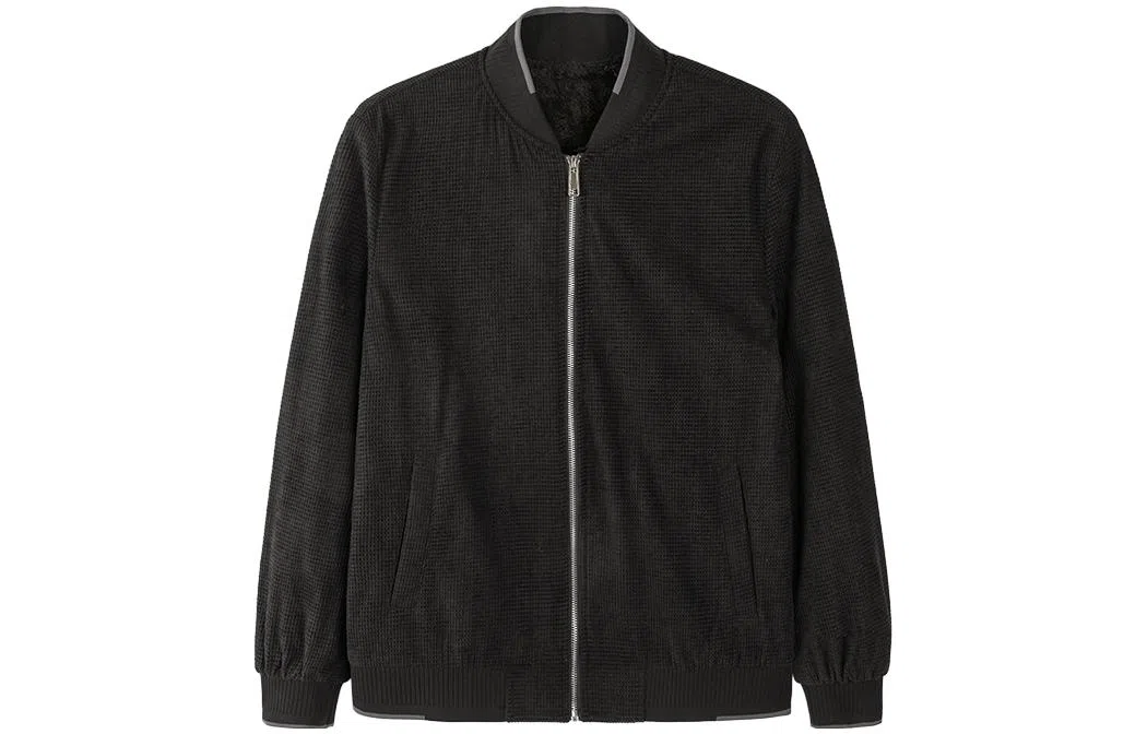 才子 时尚撞色棒球领休闲夹克 男款