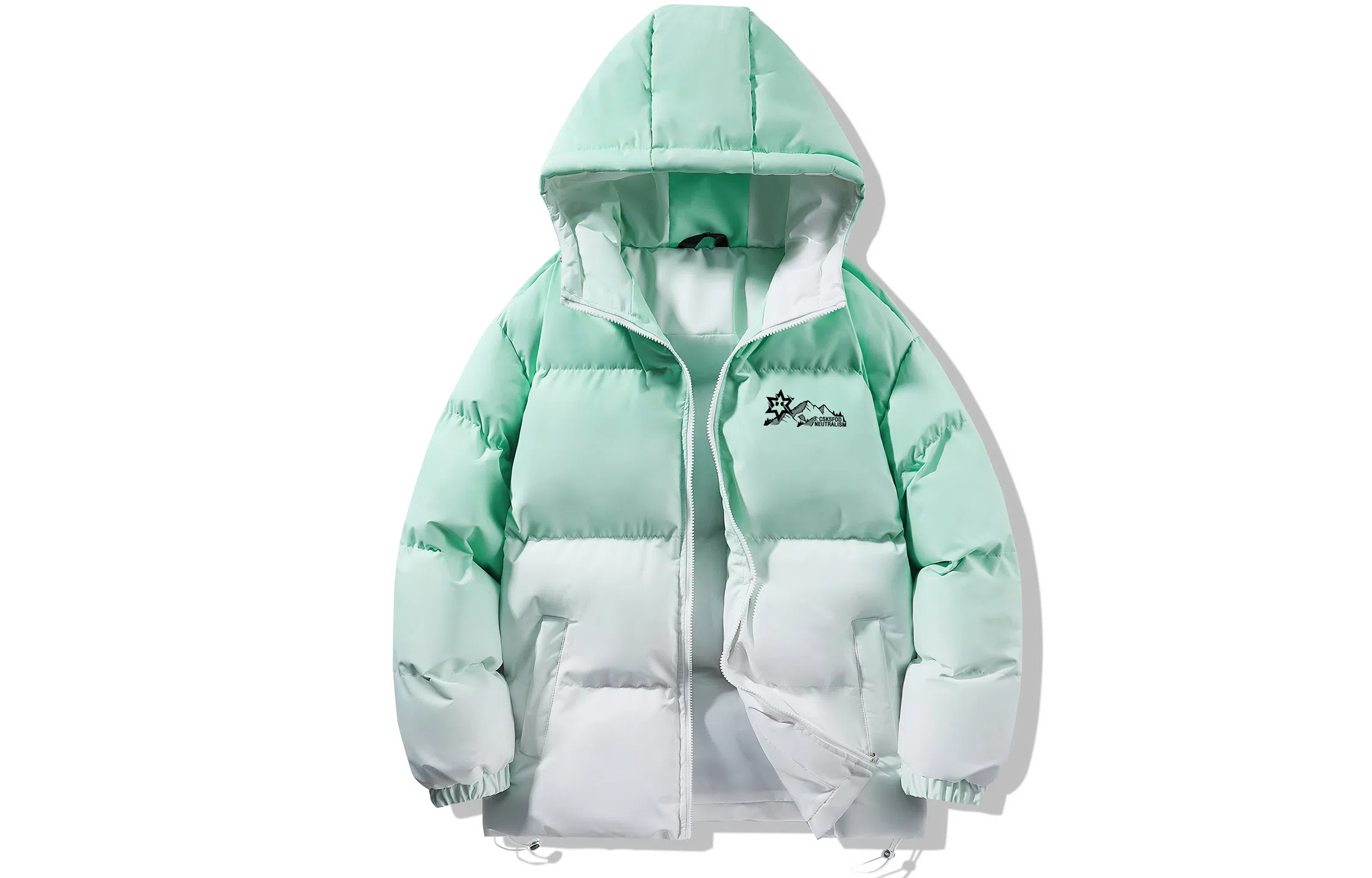 CSKS Retro Star Logo Puffer Jacket