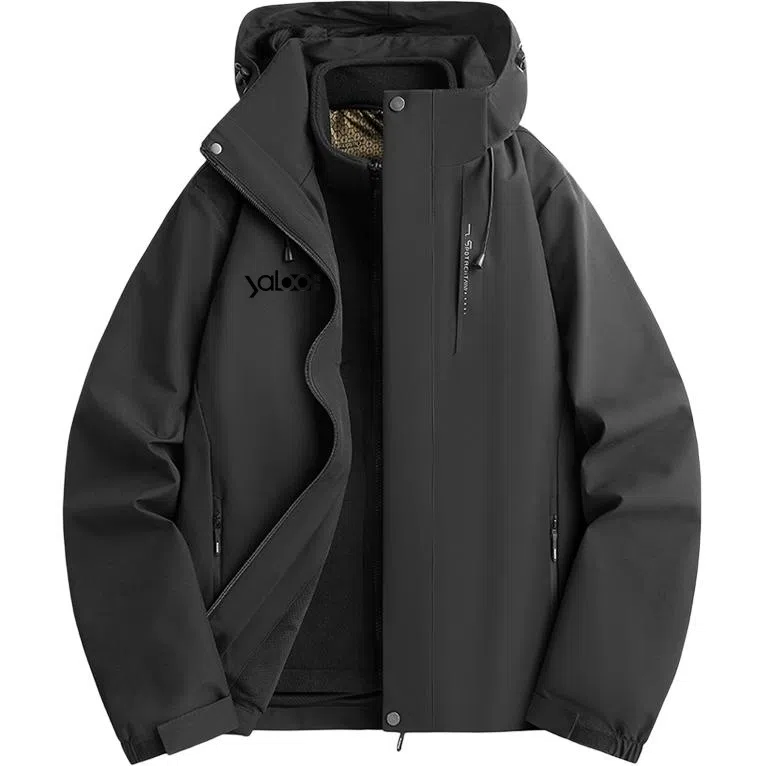 雅鹿优选  舒适干爽长袖  防水防风透气耐磨冲锋衣 男款