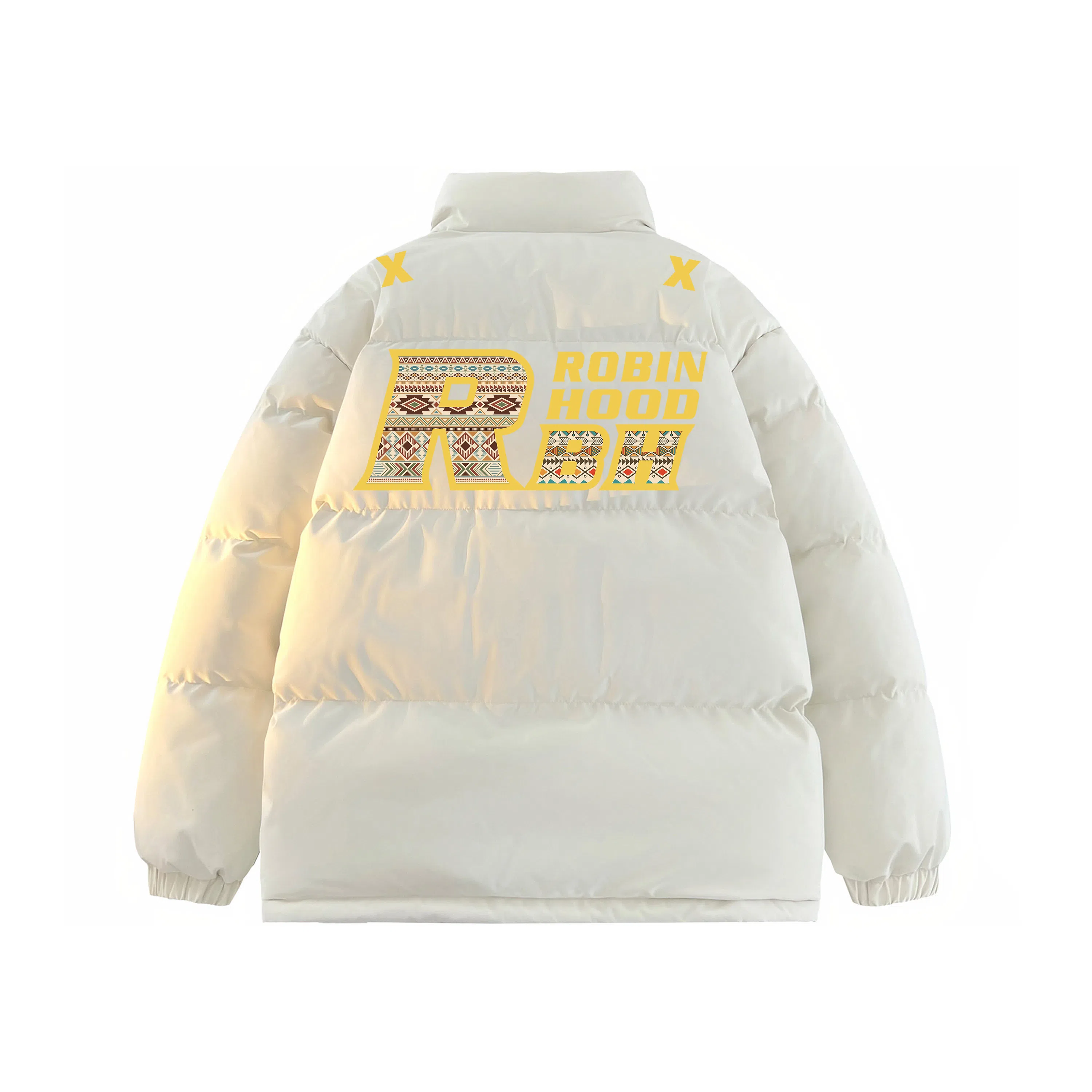 ROBINHOOD Thick Colorblock Down Jacket