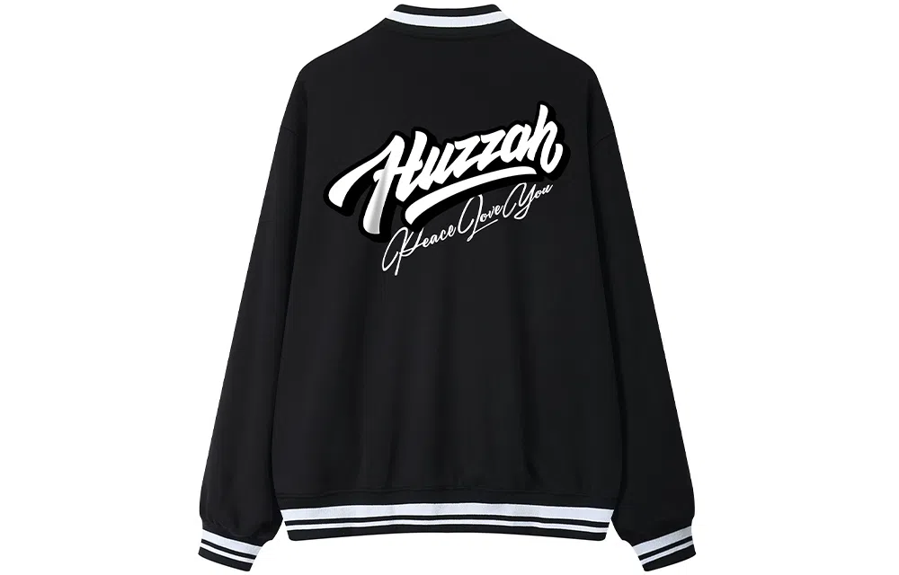 Huzzah Basic Logo Baseball Jacket
