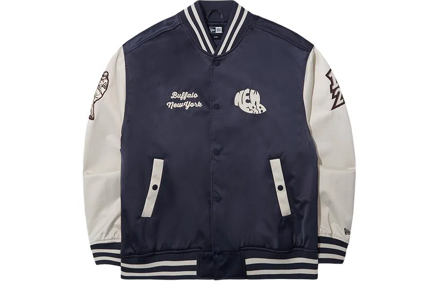 New Era SS24 Navy Baseball Jacket