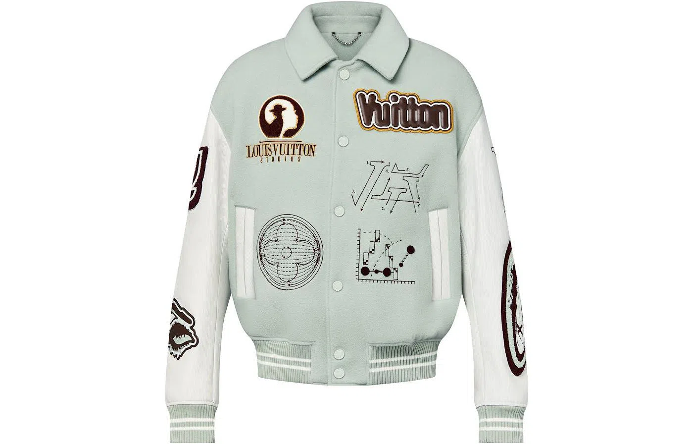 Louis Vuitton FW23 Bomber Jacket Green