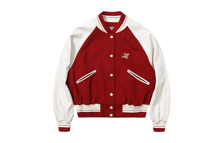 Mishkanyc Varsity Jacket Burgundy