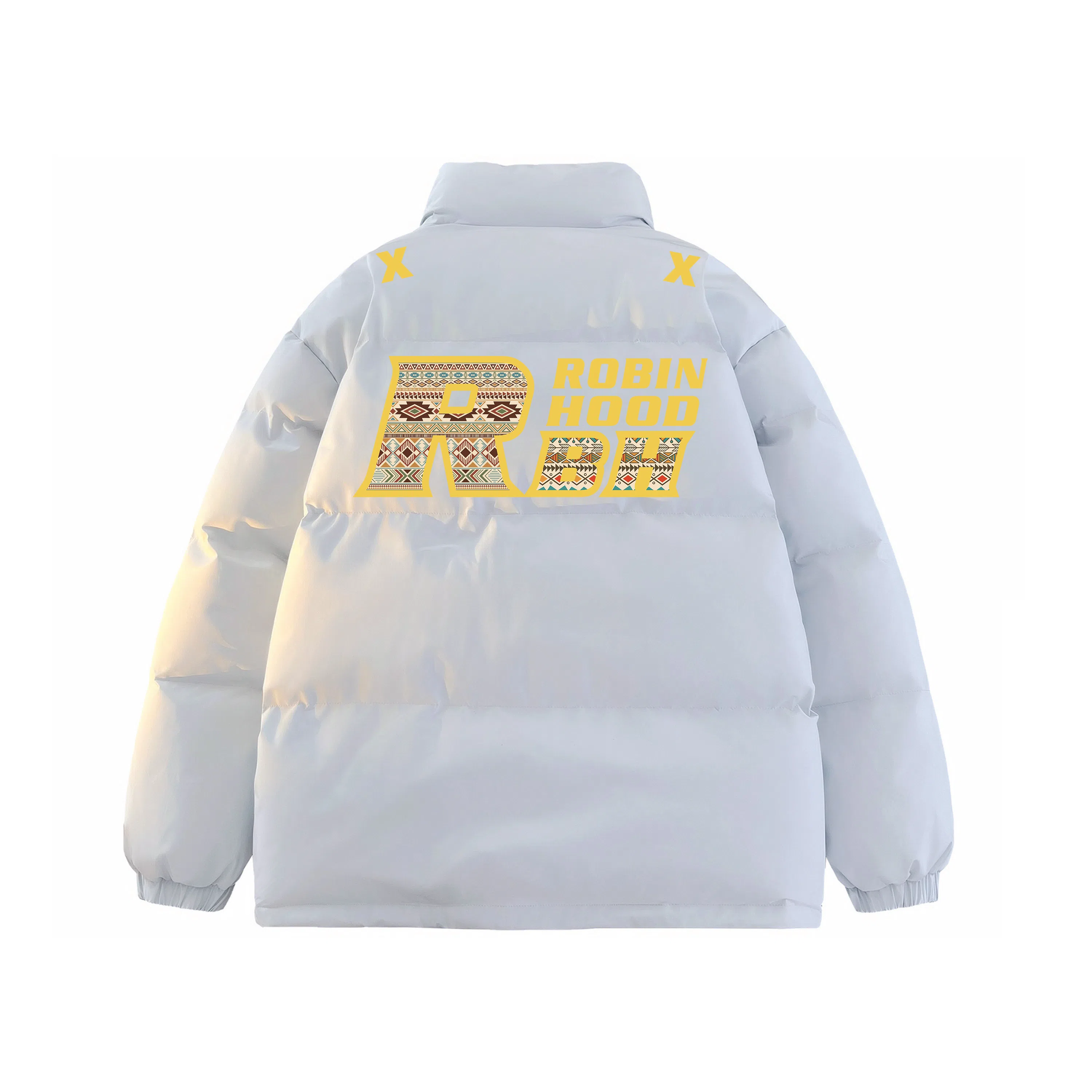 ROBINHOOD Thick Colorblock Down Jacket