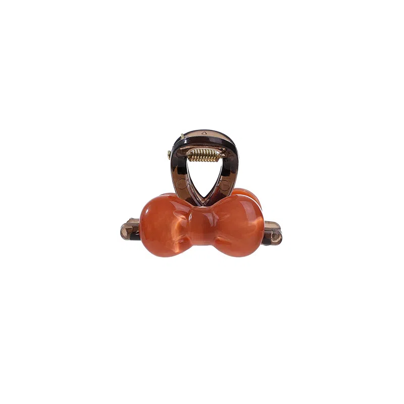 水中玉 蝴蝶结抓夹高级感发卡后脑勺小号夹子鲨鱼夹发饰侧边夹头饰 亚克力 发夹 女款