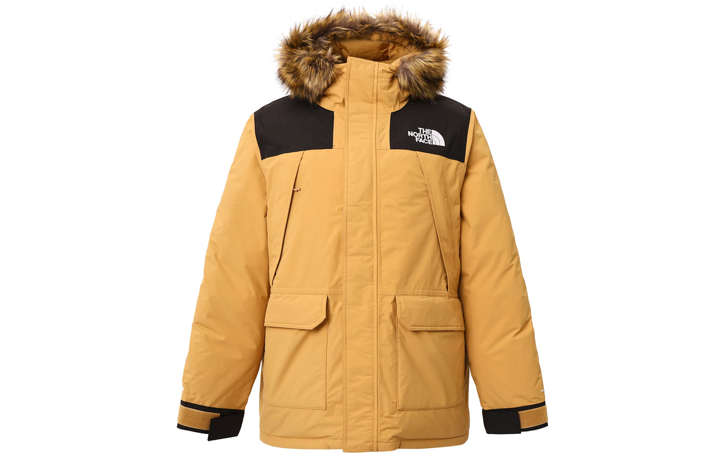 The North Face Logo Zip Hoodie Brown