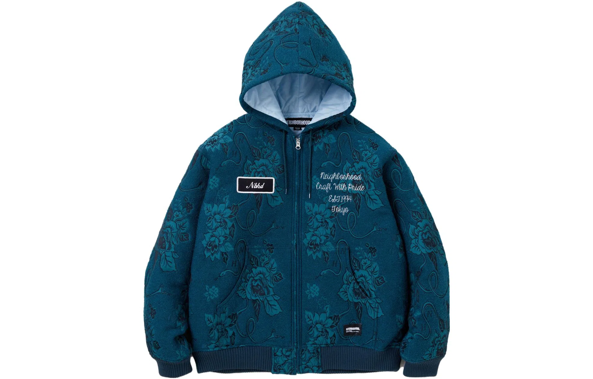 NEIGHBORHOOD Hooded Jacquard Zip Jacket