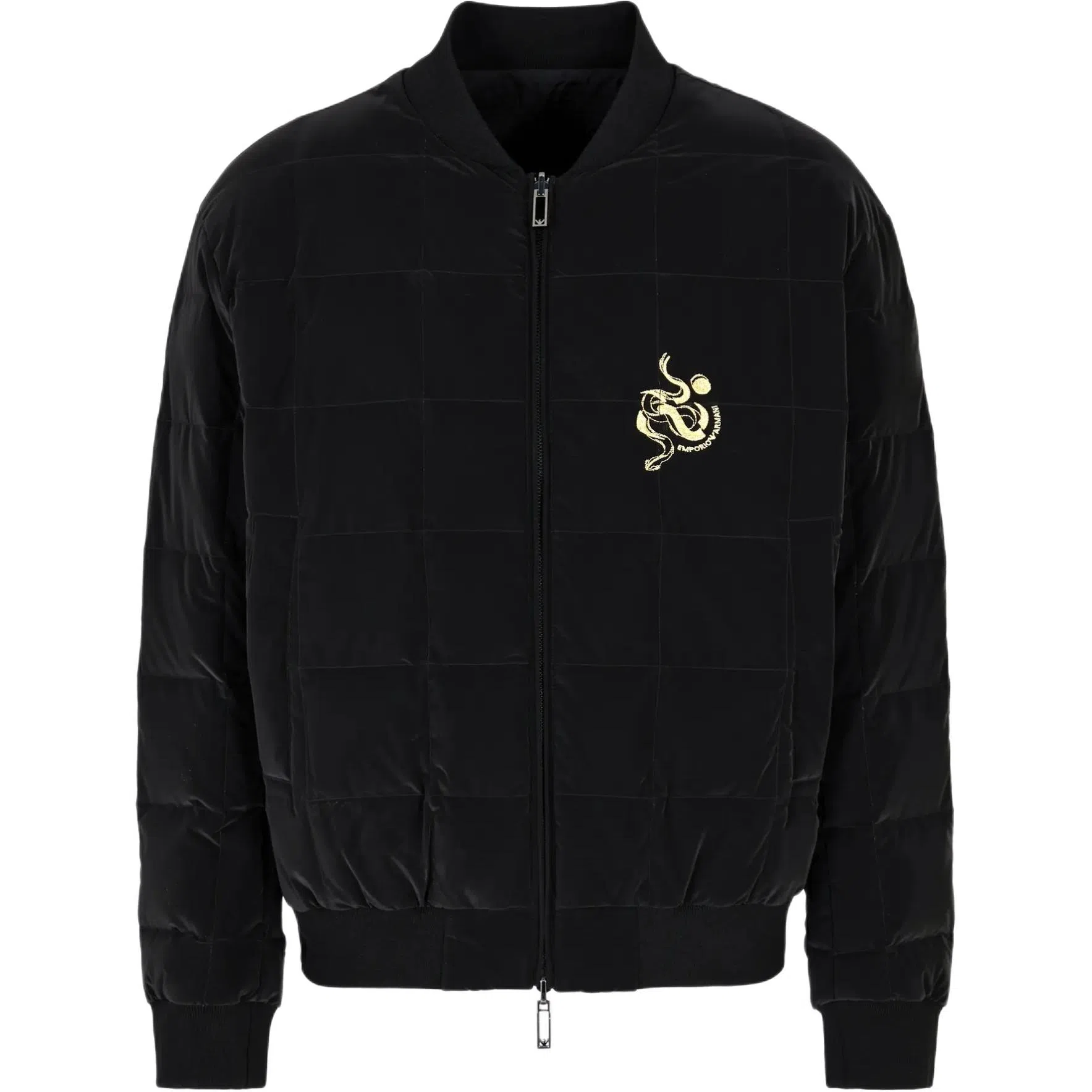 Emporio Armani SS25 Black Reversible Down Jacket