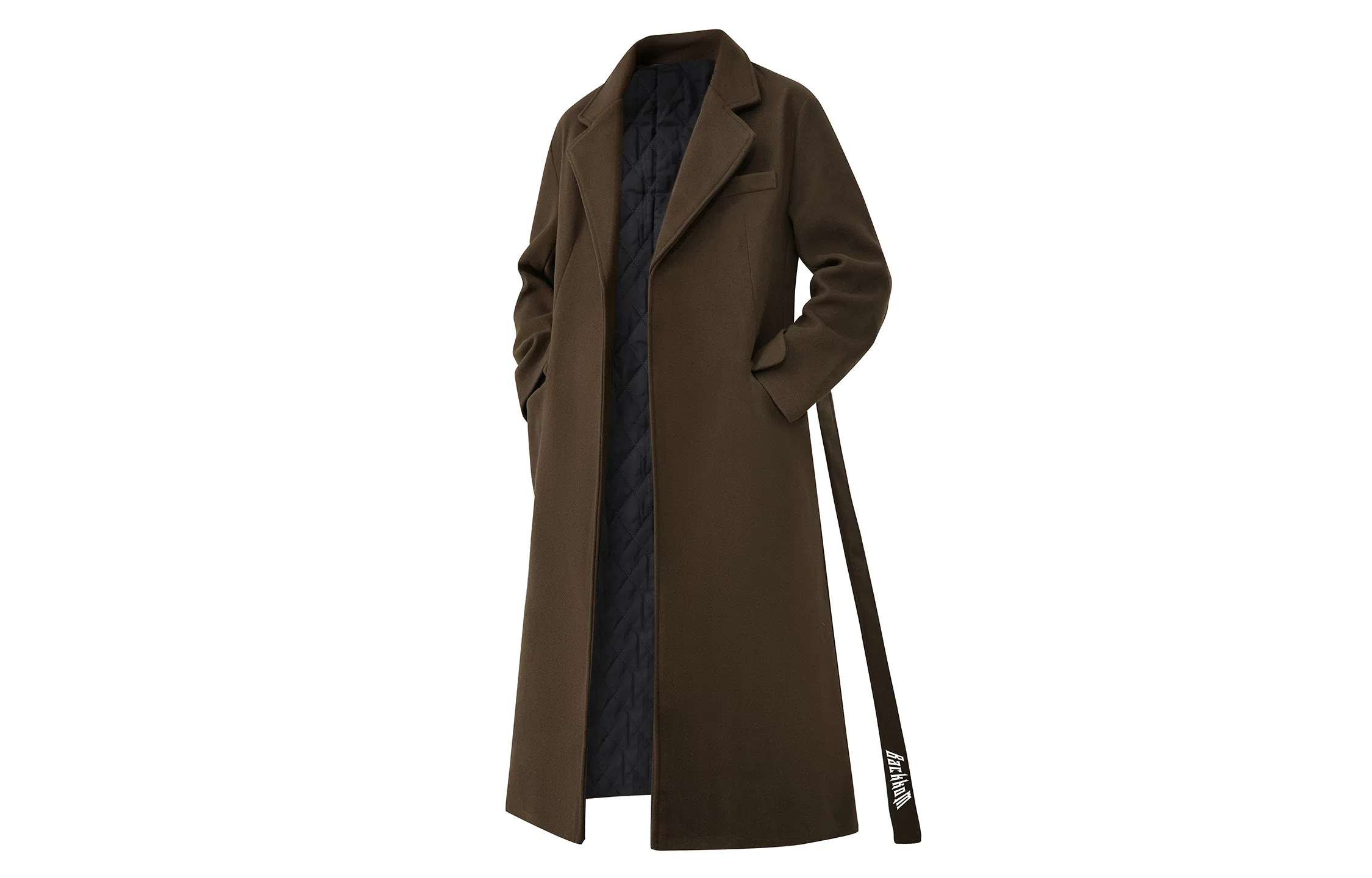 大卫贝肯 英伦风简约复古纯色百搭通勤高级感宽松休闲长款过膝保暖加厚大衣 男女同款