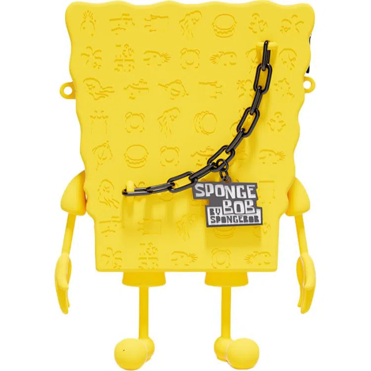 SpongeBob SquarePants Black Gold Crossbody Bag