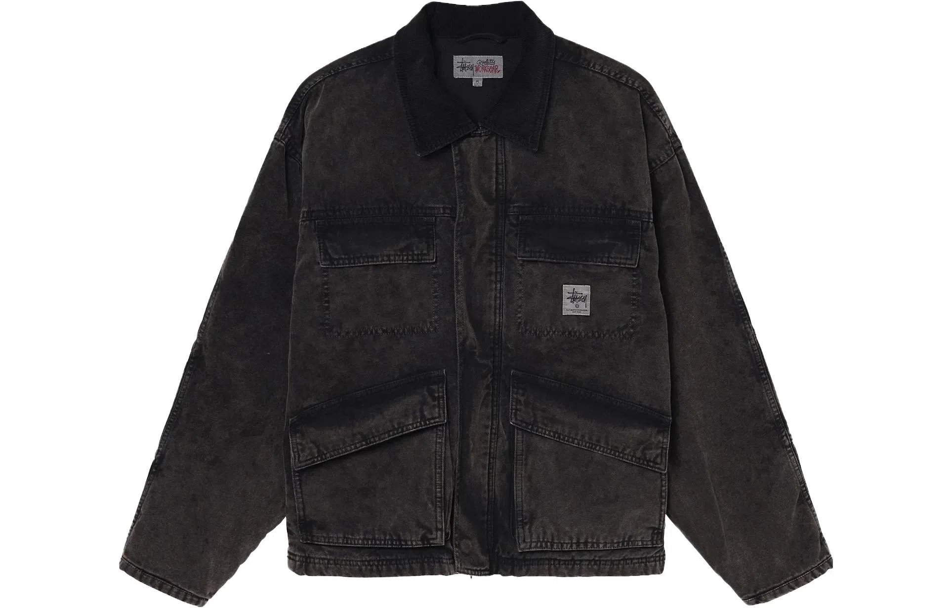 Stussy Shop Jacket Spray Dye Canvas