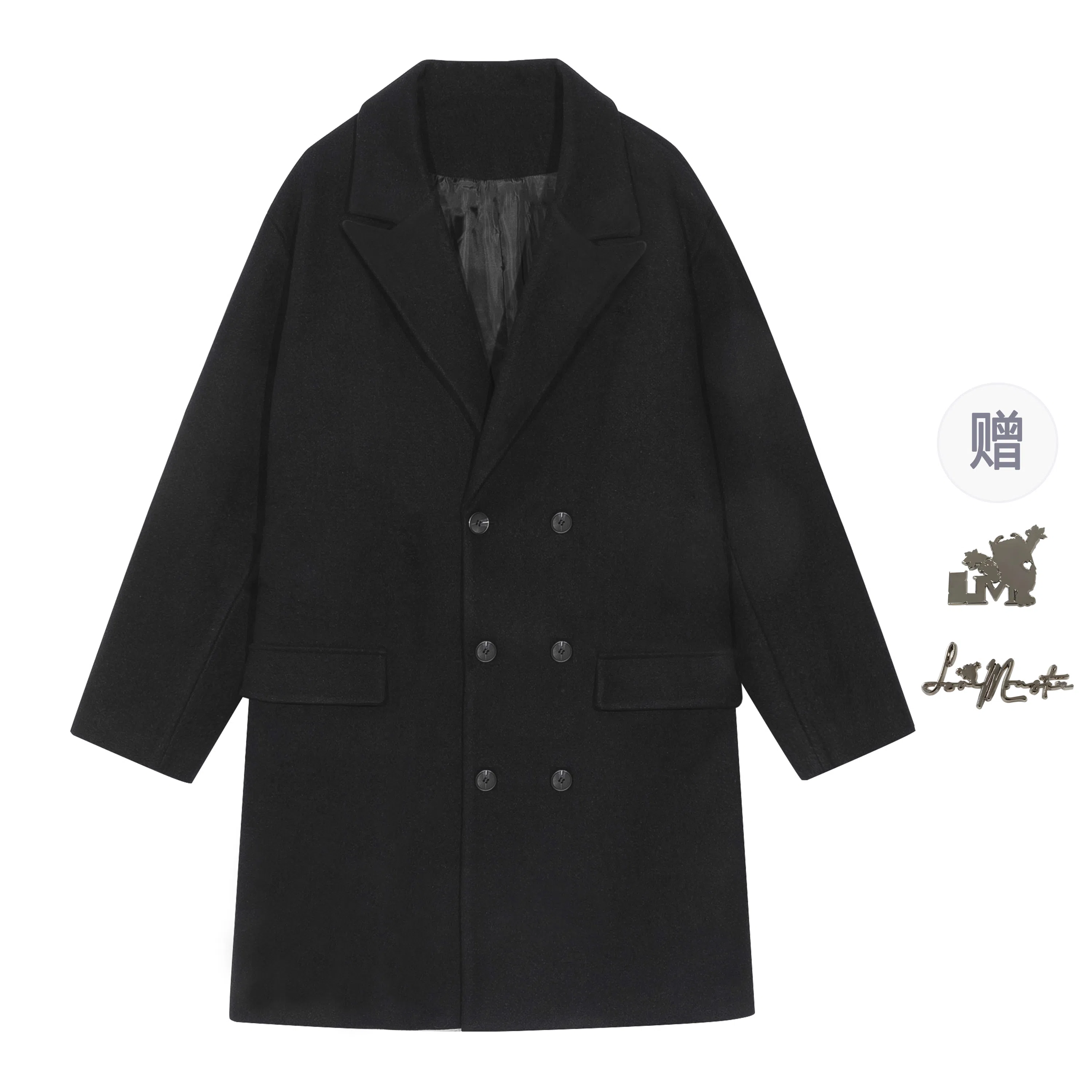 Love Monster Classic Wool Coat