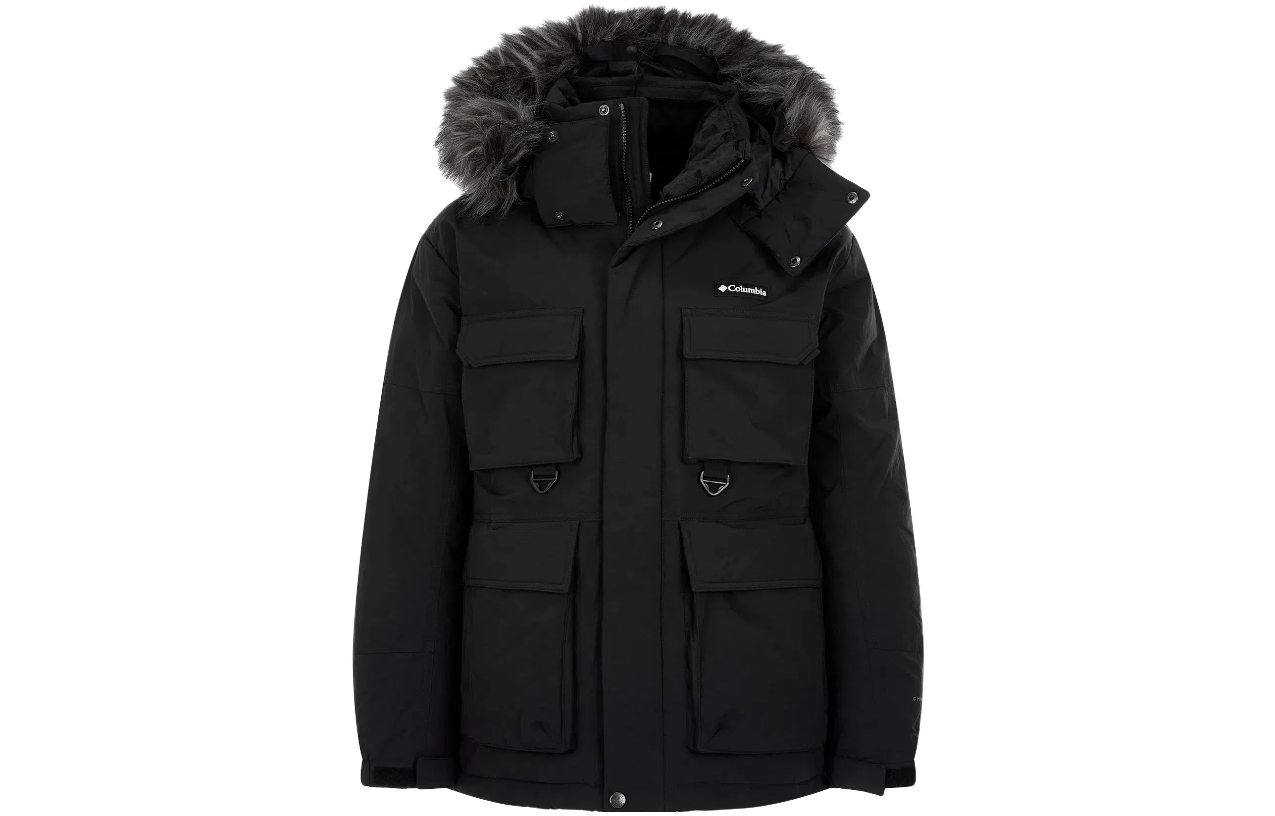 Columbia Detachable Hood Down Jacket Black