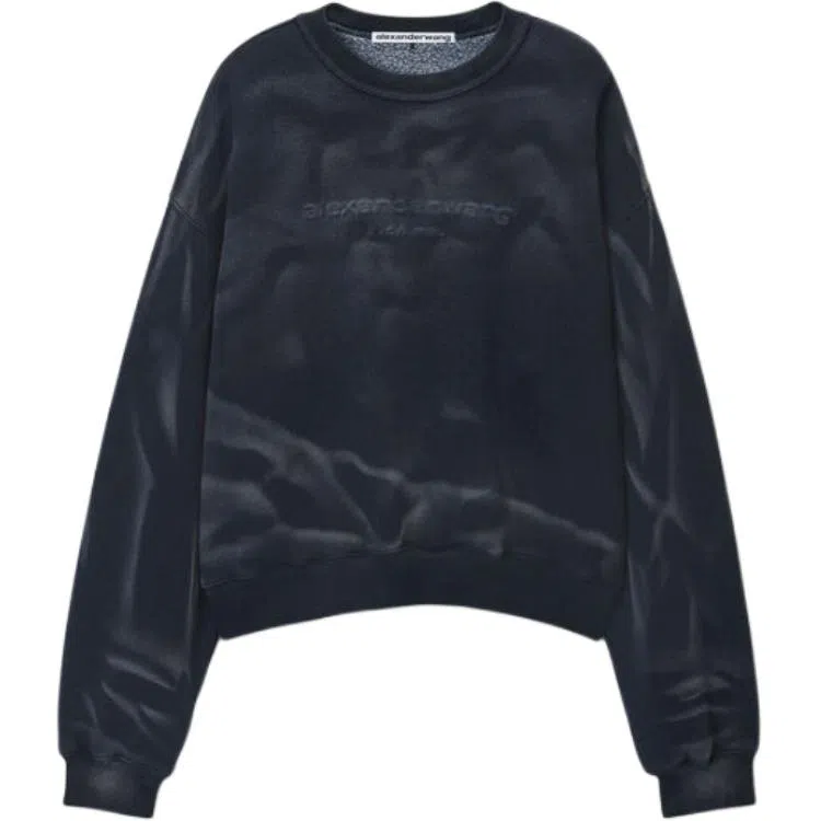 Alexander Wang Logo Crewneck Sweatshirt Black