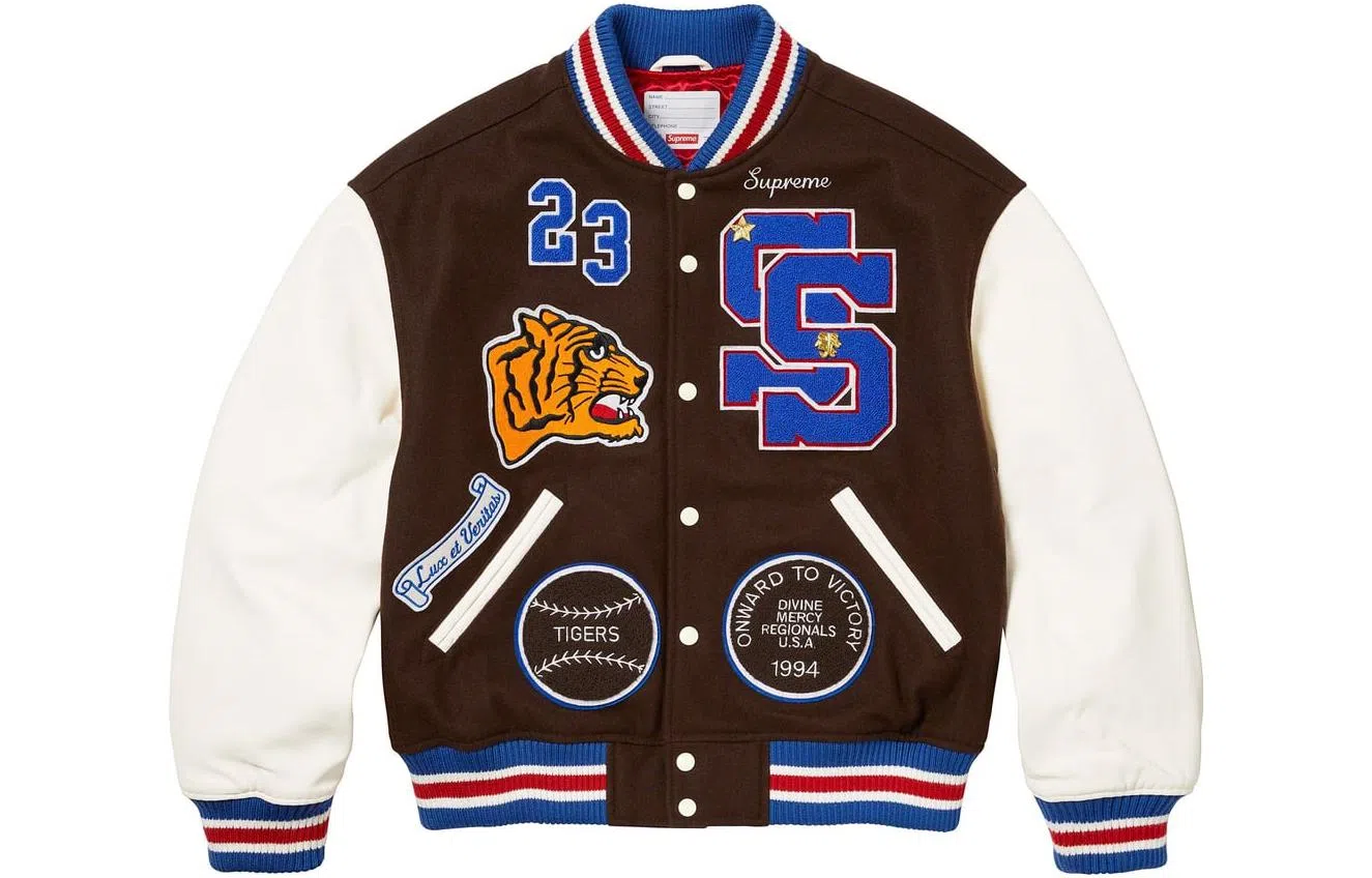 Supreme Tiger Varsity Jacket
