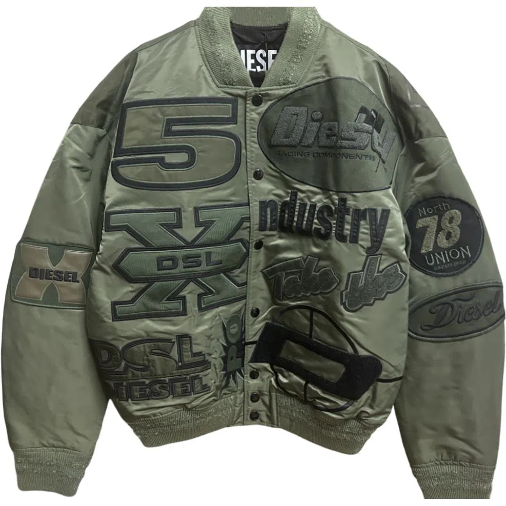 Diesel Bomber Jacket Military Green