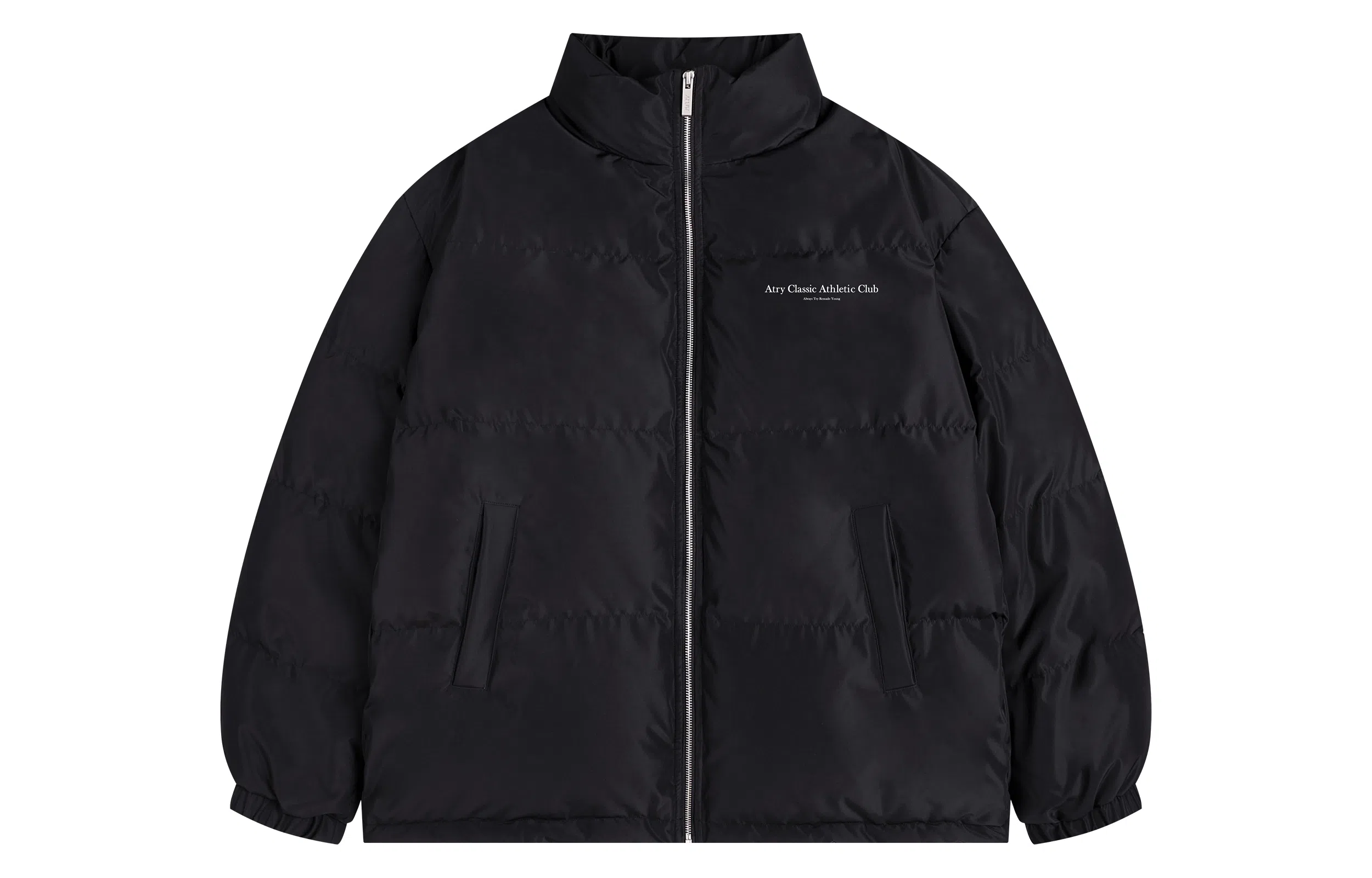 Atry Letter Slogan Series Woven Down Jacket