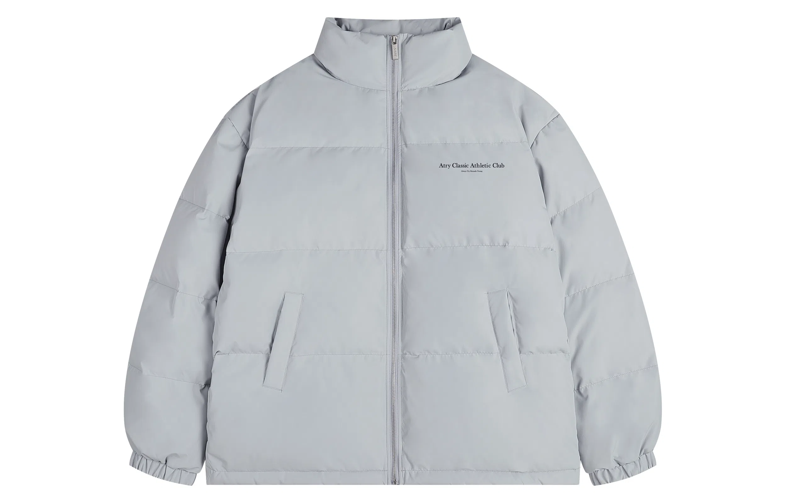 Atry Letter Slogan Series Woven Down Jacket