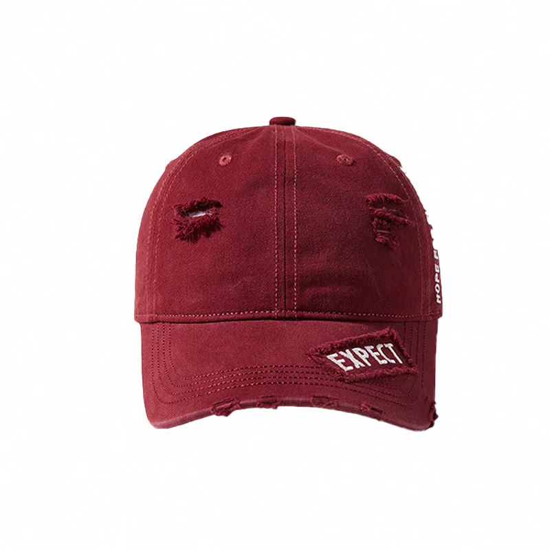 杨同学 破洞 棉 鸭舌帽 男女同款情侣款