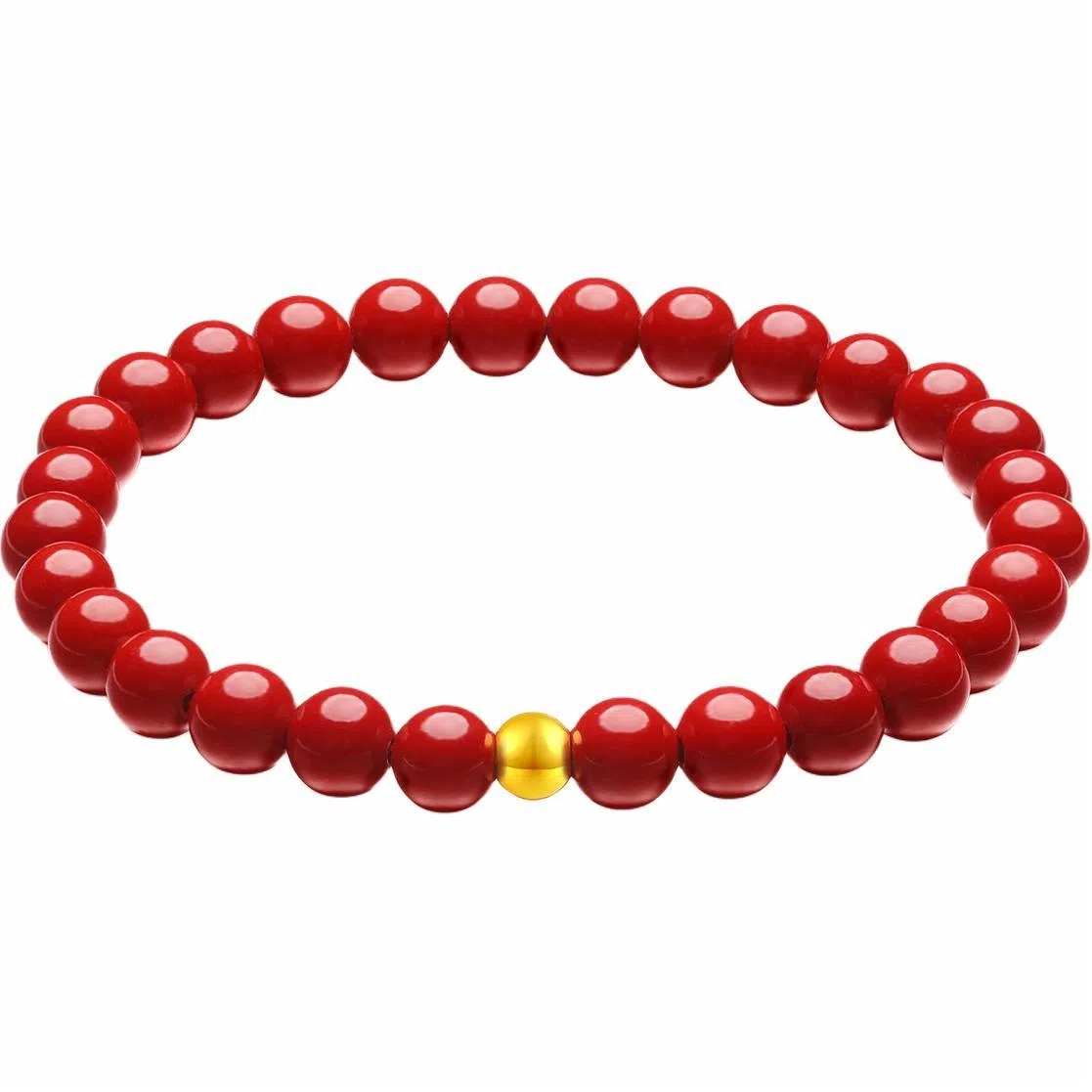 壹仟俩 诸事顺利转运 新中式国潮风高级感小众经典设计#好运 朱砂 玉石手串 女款