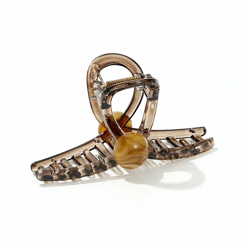 如花梦 高级感珠珠发量多大号复古 亚克力 发夹 女款