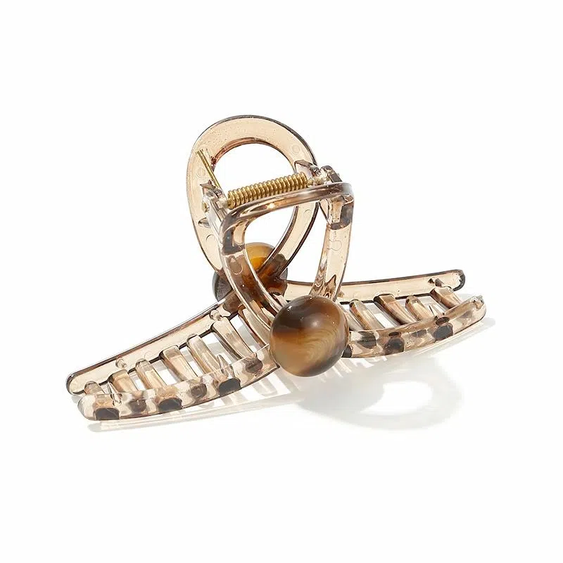 如花梦 高级感珠珠发量多大号复古 亚克力 发夹 女款