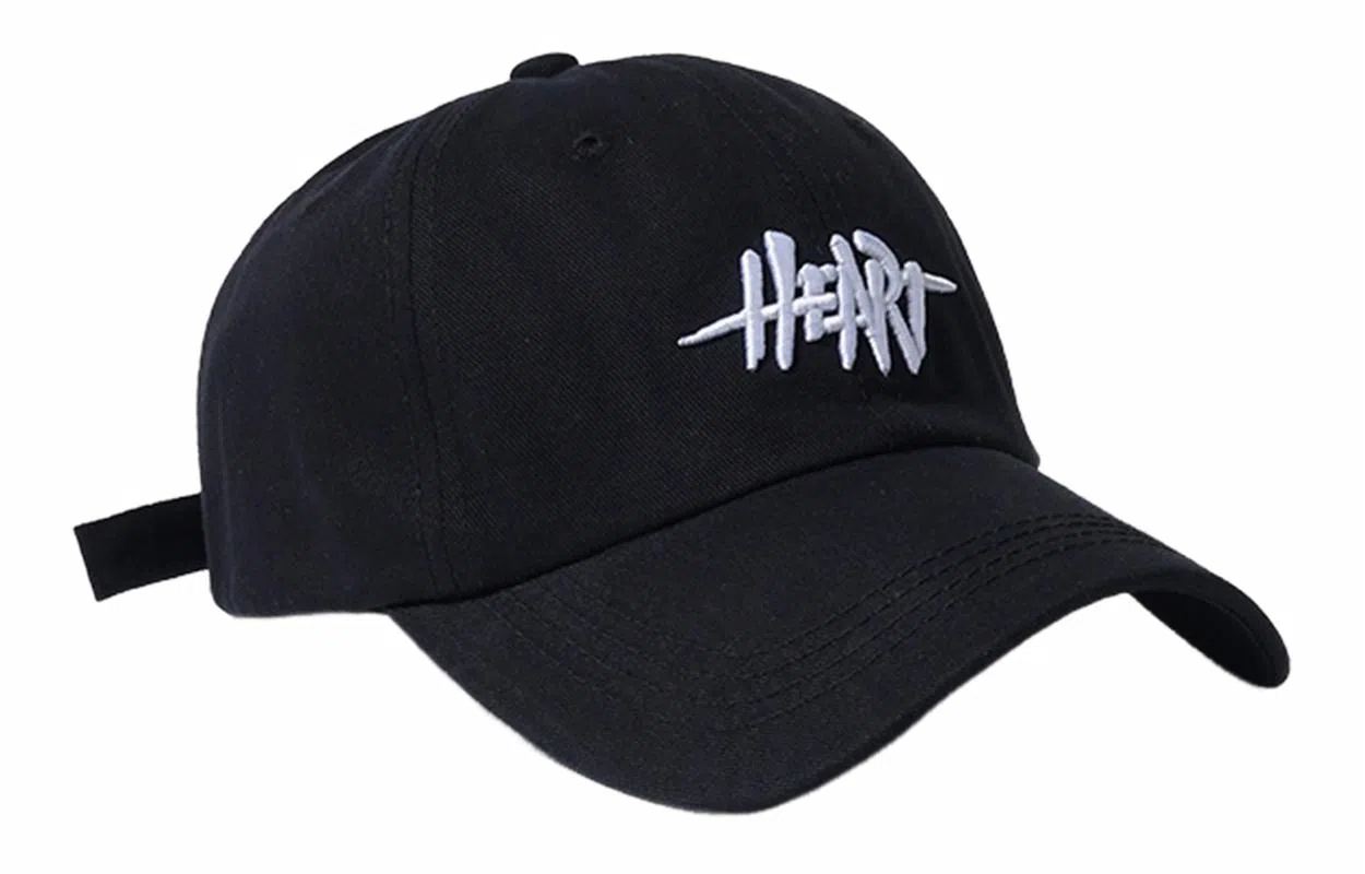 优幽兰 时尚百搭大头围显脸小休闲百搭韩版防紫外线遮阳帽美式辣妹街头复古字母刺绣太阳帽子 棉 鸭舌帽 男女同款情侣款