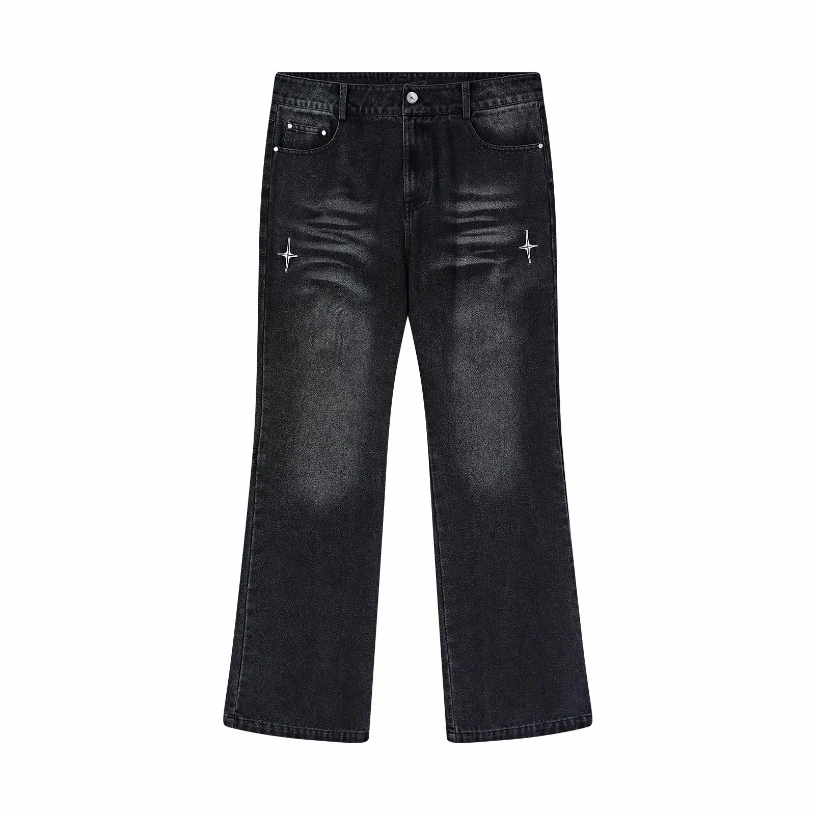PASET Vintage Star Embroidered Jeans
