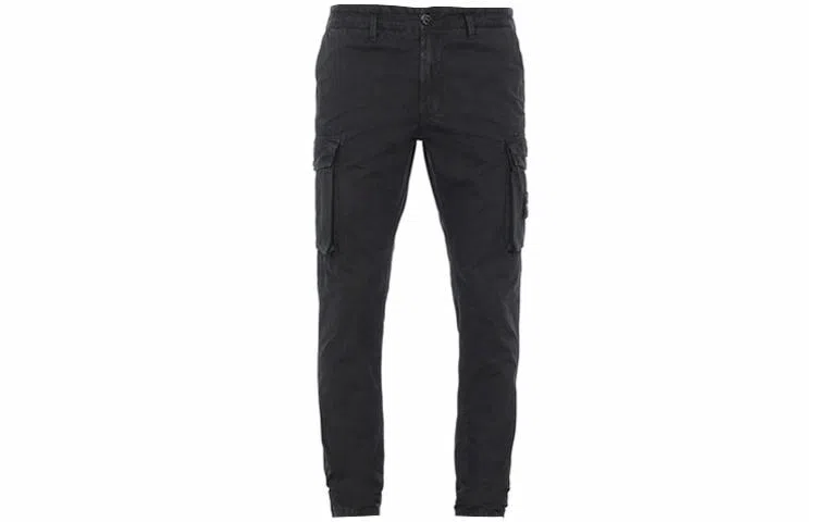 Stone Island Cargo Pants Black