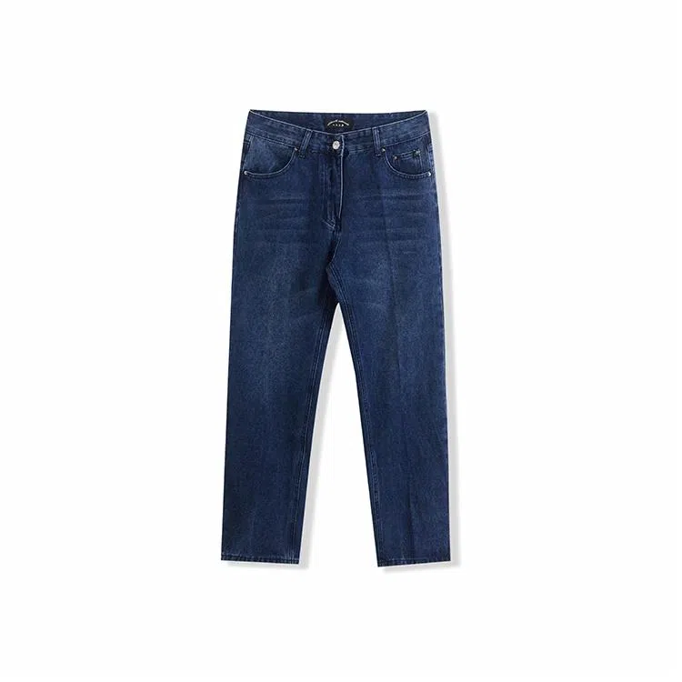 我是大卫 垂感直筒休闲牛仔裤 男女同款