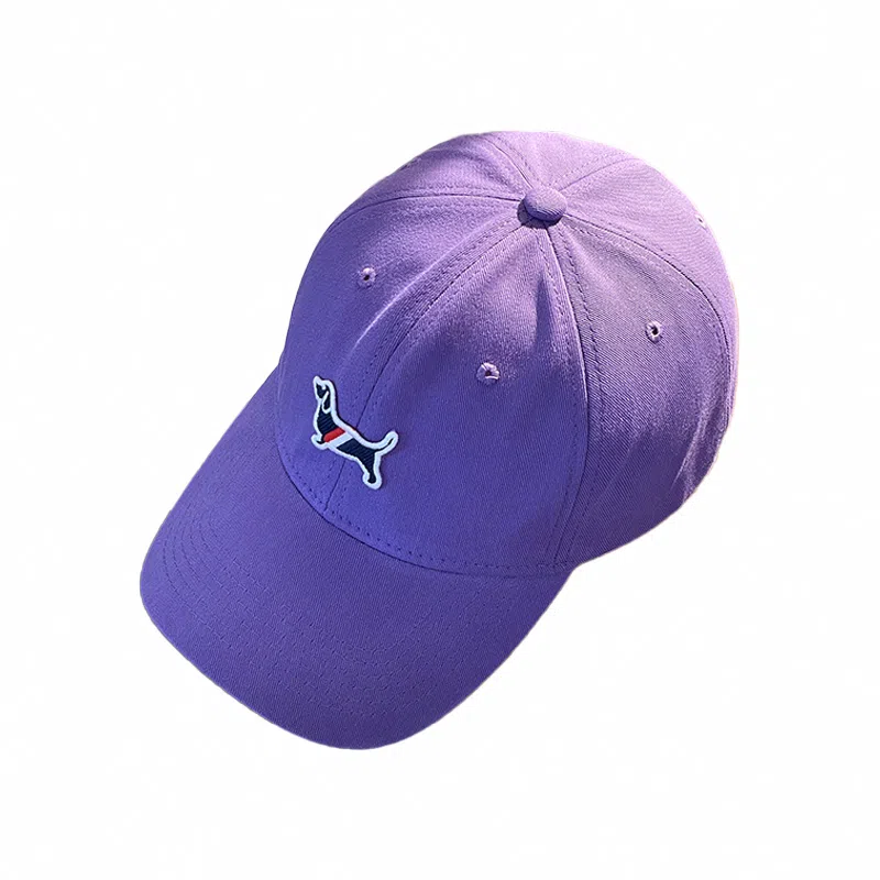 杨同学 精选刺绣小狗 棉 鸭舌帽 男女同款情侣款