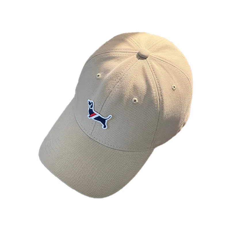 杨同学 精选刺绣小狗 棉 鸭舌帽 男女同款情侣款